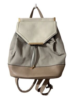 🏡 Call It Spring Two-Tone Backpack - Gray/Tan/Off White - OS